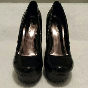 Black wedges 6 inches