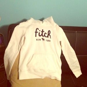 Abercrombie Kids White Hoodie