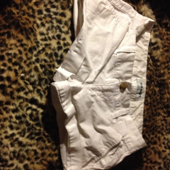 White old navy shorts