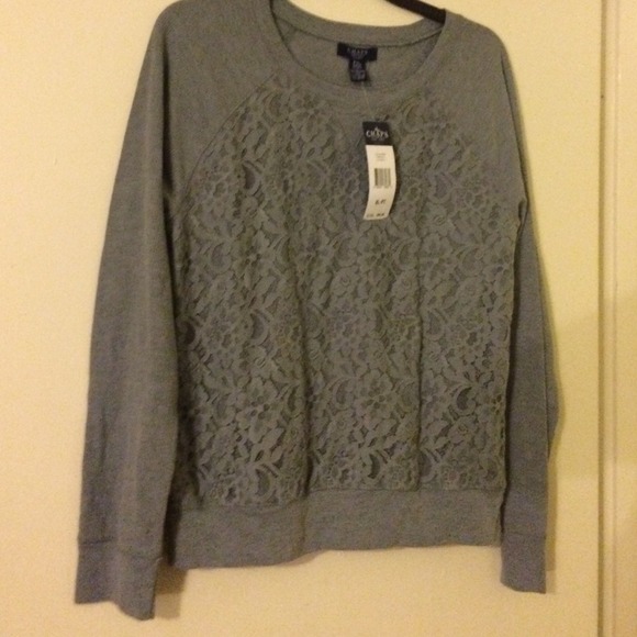 Chaps Tops - Gray shirt