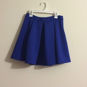 Forever 21 skater skirt royal blue