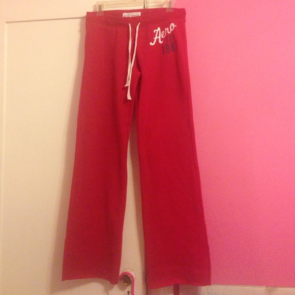 Hot pink sweats