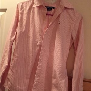 Ralph Lauren pink button up