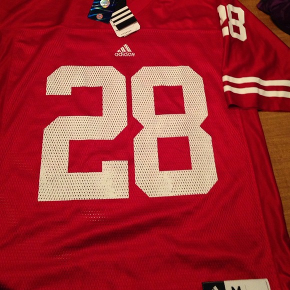 NWT wisconsin jersey #28