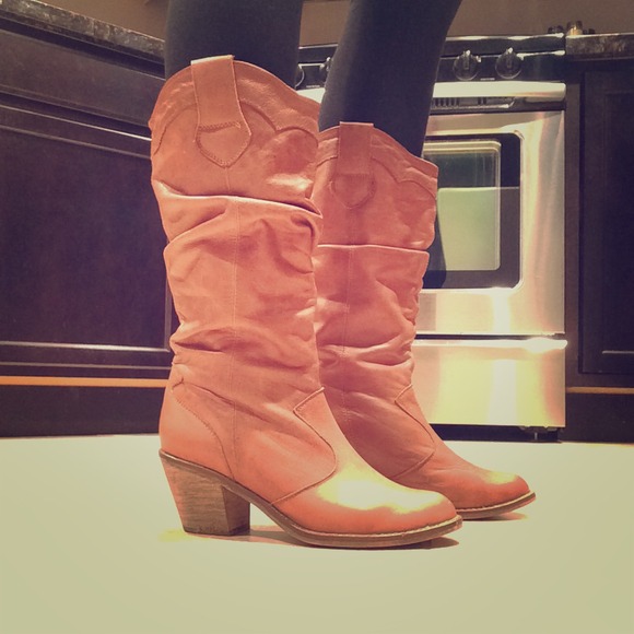 Steve Madden slouchy cowboy boots