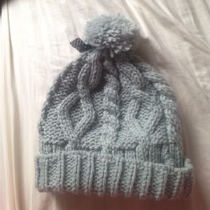 Light Gray Knit Beanie