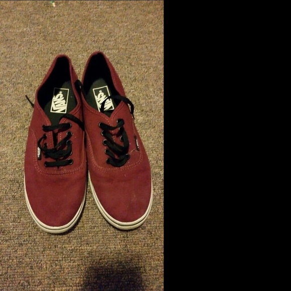 Maroon Vans
