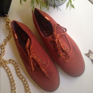 Burnt Orange Keds