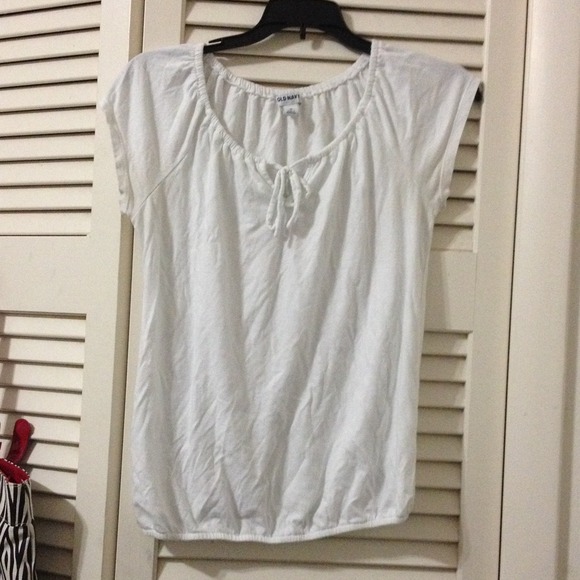 White peasant top