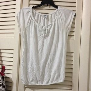 White peasant top