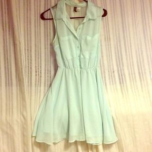 Chiffon Collared Dress