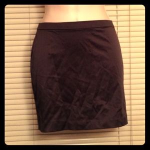 Charcoal satin-like Mini skirt