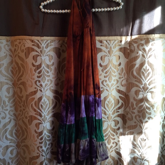 Tie dye multi color Dress