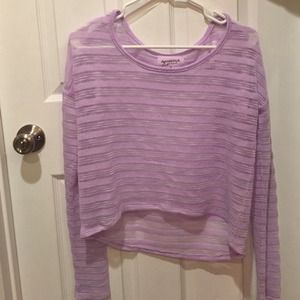 light purple sweater