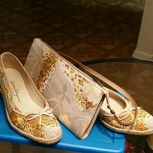 Shoes and matching small purse, make me an offer