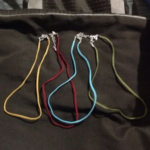 Necklace ropes bundle.