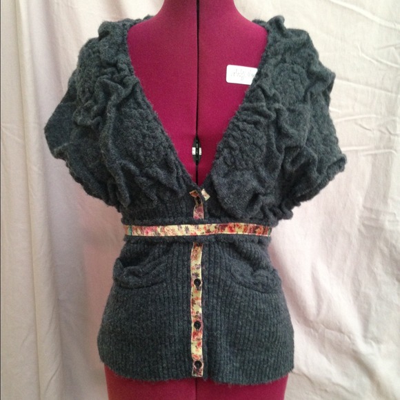 Anthropologie Little Yellow Bird sweater
