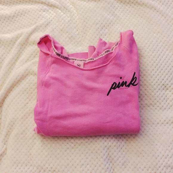 PINK slouchy sweater.