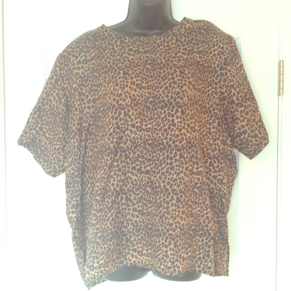 Silk Leopard Blouse