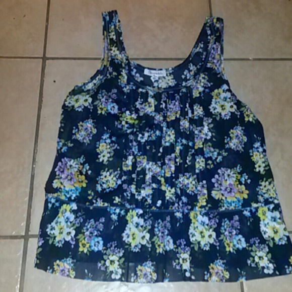 Flowy flower blouse