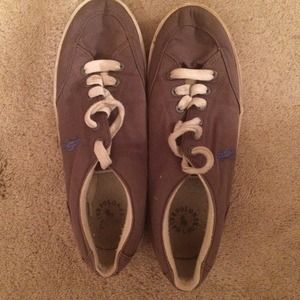 Grey polo shoes