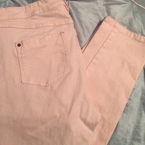 Light pink Levi's