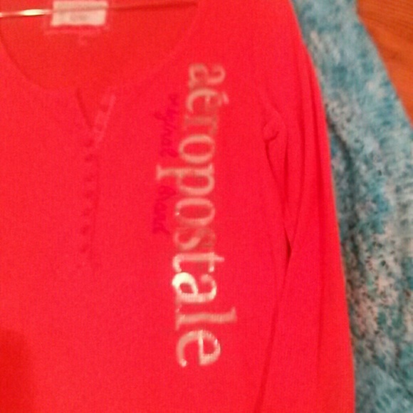 LARGE AEROPOSTLE FOIL  BUTTON HENLEY - Picture 1 of 4