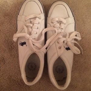 White polo shoes