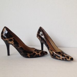 Nine West Leopard Print Heels