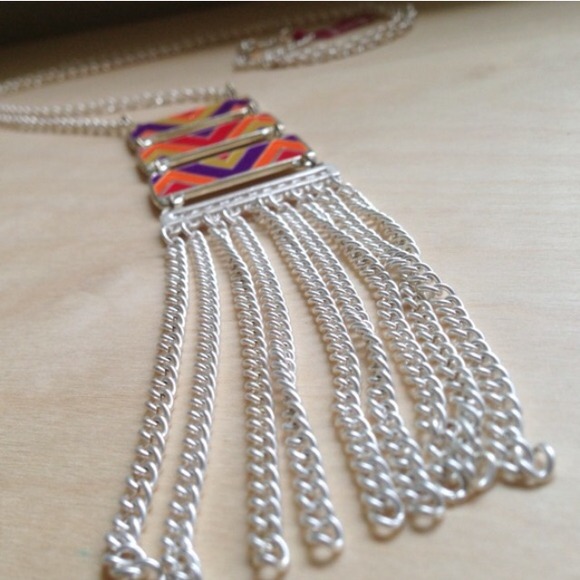 Aztec Multi-Color LongBoho Necklace💚FINAL PRICE💚 - Picture 4 of 4