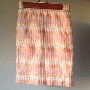 Pink J. Crew Pencil Skirt