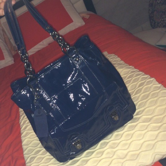 Coach Navy handbag