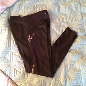 CW-X long compression running tights