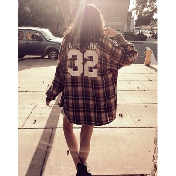 Brandy Melville Tops - Brandy Melville vintage NY 32 flannel