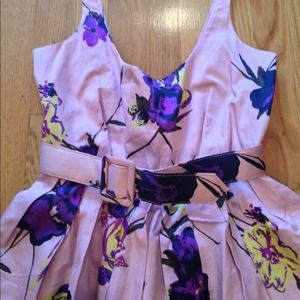BB Dakota Dresses - Pink floral BB Dakota dress w/belt BB Dakota Dresses - Pink floral BB Dakota dress w/belt