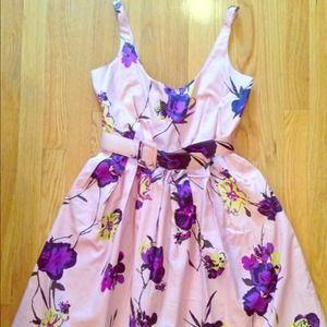 BB Dakota Dresses - Pink floral BB Dakota dress w/belt BB Dakota Dresses - Pink floral BB Dakota dress w/belt