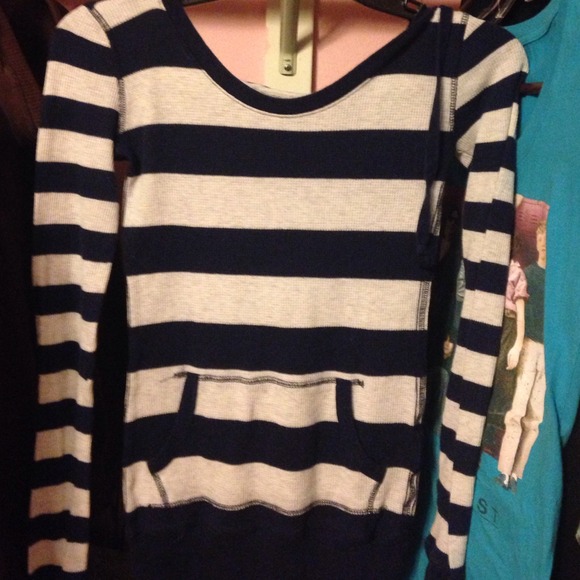 Striped sweater shirt