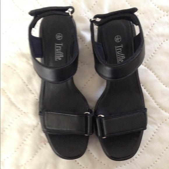 Truffle Velcro Sandals.