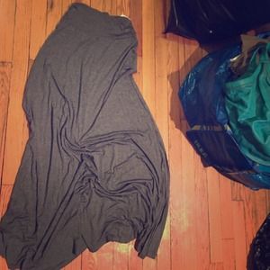 NWT GRAY MAXI SKIRT