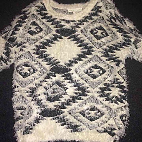 Brand new comfy furry aztec sweater