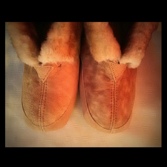 Lands' End Shoes - Shearling Sheepskin Slippers