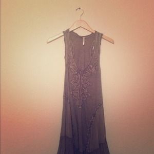Free people olive summer dress