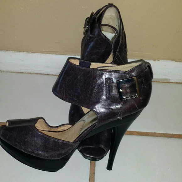 Michael Kors Eggplant Sandals