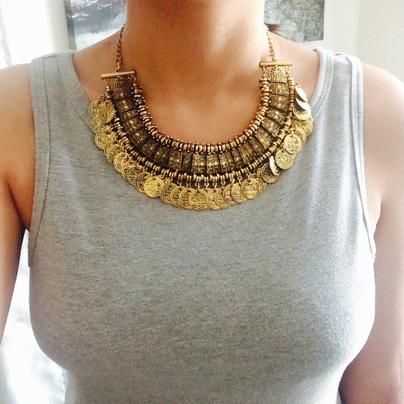 Gold Bohemian Necklace