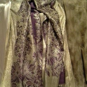 SCARF from Italy with Purple  and Gold  Metallica