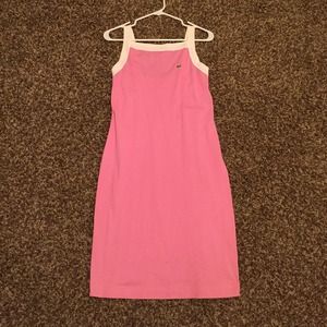 Pink Lacoste Dress