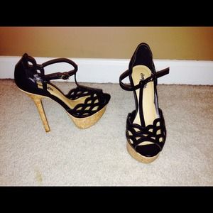 Charlotte Russe cork heel