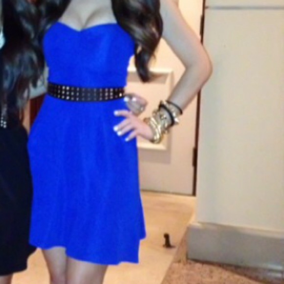 Royal blue dress