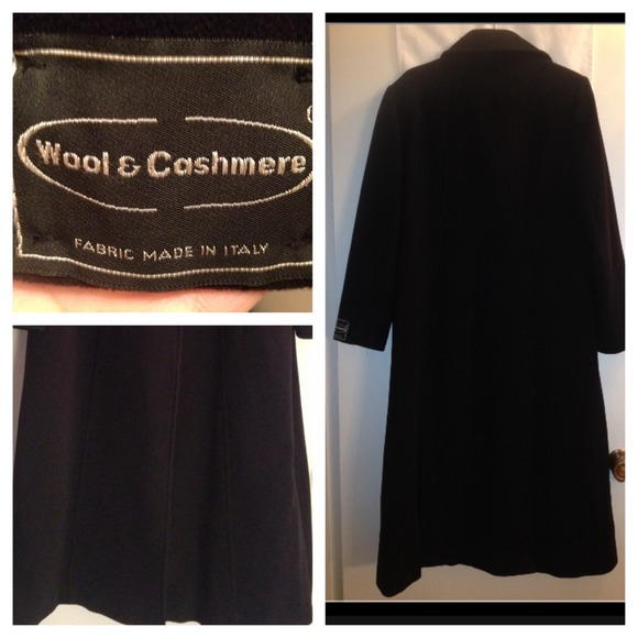 ♠️Retro Black Pea Coat!♠️Mantello!😻❌FINAL PRICE❌ - Picture 4 of 4