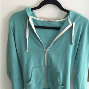 Plain blue sweatshirt